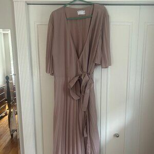 ASOS Curve Mauve Midi Dress